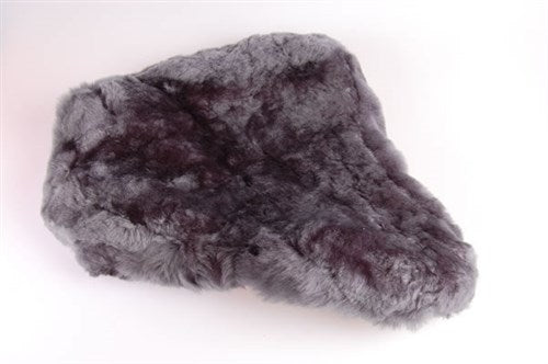 Zadeldek schapenvacht A kwaliteit grijs groot