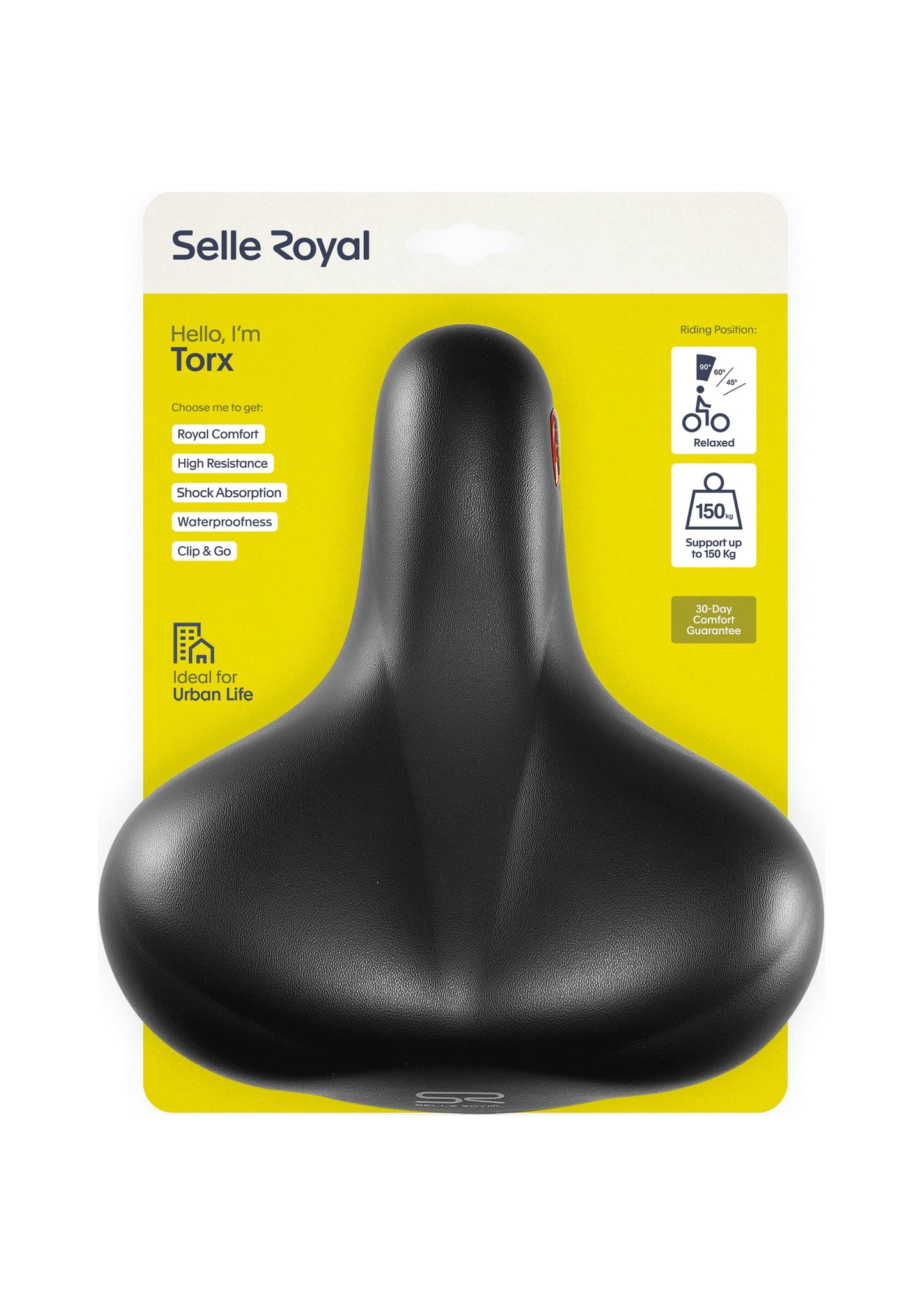 Saddle Sr Premium Torx Relajado Unisex Black