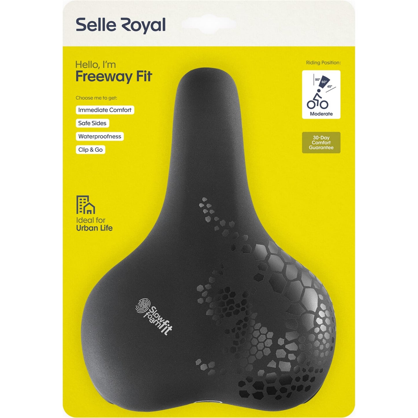 Saddle Sr Classic Freeway Fit Moderate Ladies Black