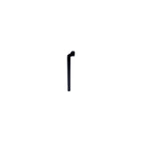zadelpen vast 27.2 x 350 mm aluminium zwart - afbeelding 2