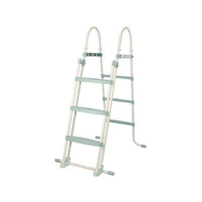 Escalera de piscina de plástico verde 107 cm