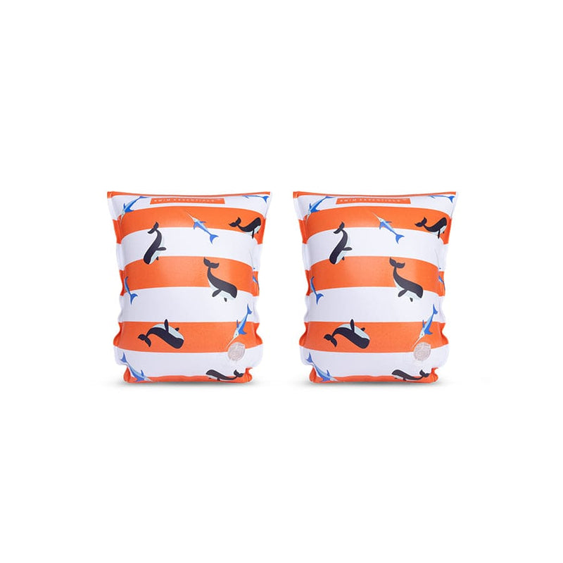 Ocean stripes | rood witte zwembandjes 2-6 jaar
