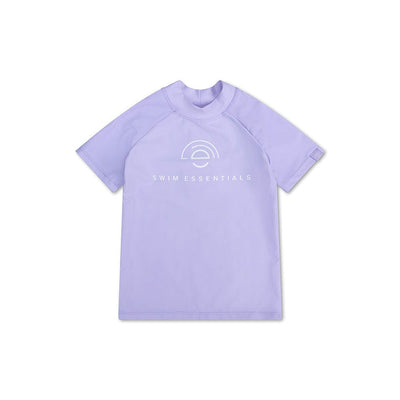Tonos puros | Camisa de natación de lila uv con mangas cortas