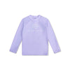 Pure tones | lila uv zwemshirt met lange mouwen