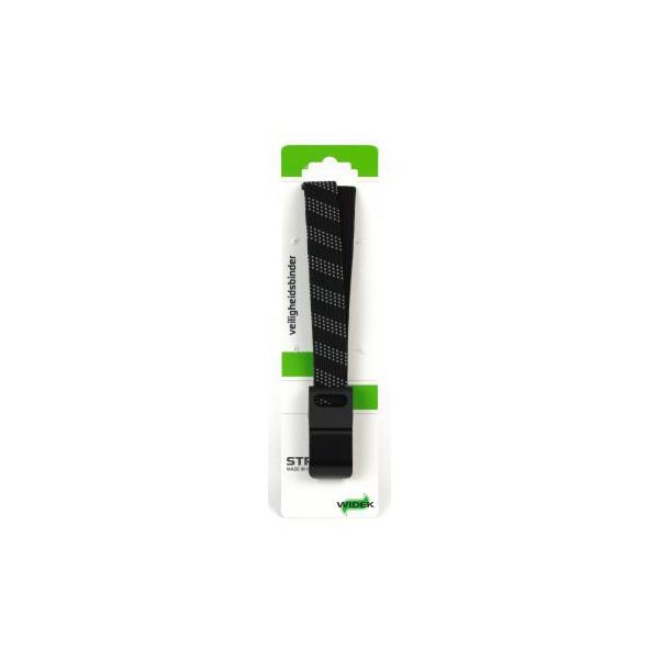 Binder di sicurezza SUV WideK 24 mm con gancio in acciaio nero grigio nero