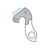 Union derailleurpad GH-056 met schroefset M4x0.7