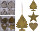 Set da appendere decorativo in alluminio per la casa, 4 pezzi