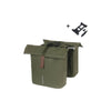 Basil Bicycle Borse Double City Moss Green Mik 28-32L