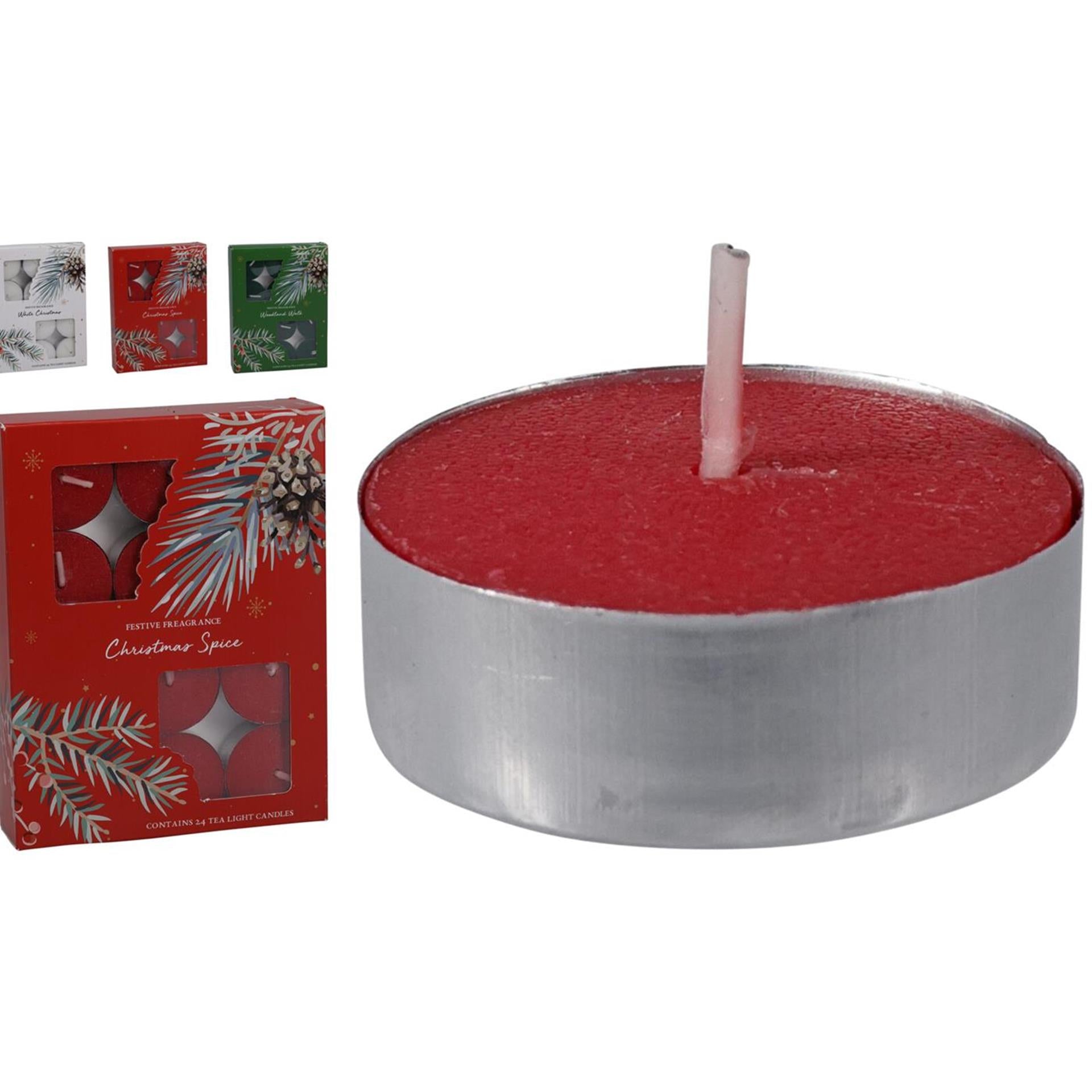 Juego de velas de té 24 piezas set 3 culo