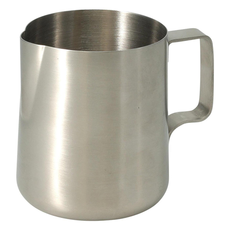 Bricco per latte con manico in acciaio inox