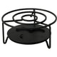 Excellent houseware rechaud ã˜16xh8cm zwart rechaud rvs ã˜16xh8cm zwart