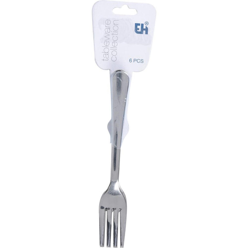 Eccellente Fork per casalingo Pak 6 pezzi in acciaio inossidabile