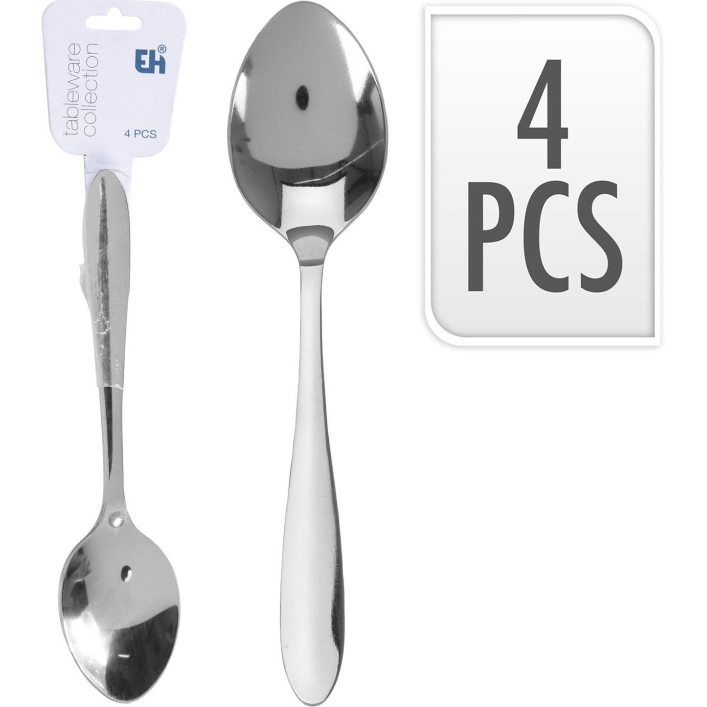 Excelente juego de cucharas para el hogar de 4 piezas.