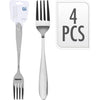Excelente tenedor para el hogar de 19,7 cm, juego de 4 piezas.