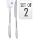 Eccellente set di coltelli da tavola per casalinghi 2 pezzi 23,5 cm