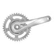 Sunrace - Sunrace Cranket 38t Crank length 170mm. Silver aluminum Spieeless. 92mm cover. -8mm depth