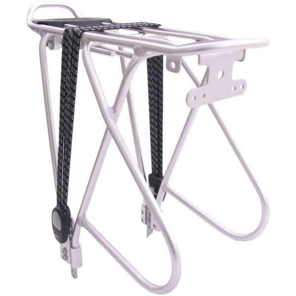 portapacchi 26-28 pollici alluminio argento