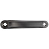Manovella sinistra da 170 mm in acciaio nero rivestito