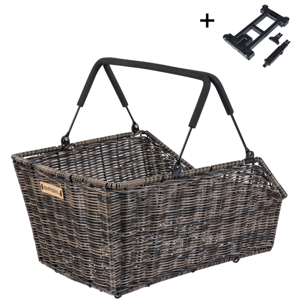 Basil Basket Cento Mik Rattan Brown scuro
