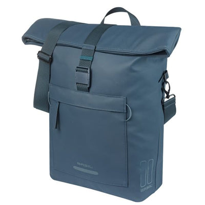 Basil borsa a tracolla per bicicletta brooklyn mik 17l 14 x 32 x 40 cm - blu