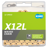 Kmc chain x12l 12v 126l waxed ti-n gold