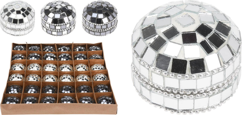 Home styling doosje met spiegelglas 45mm