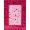 Marco de fotos de estilo hogareño 20x15cm con mosaico de espejo