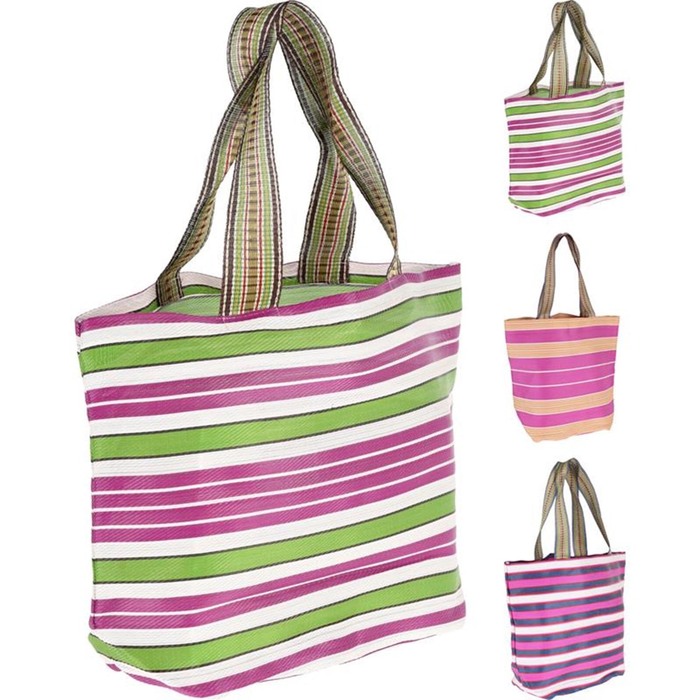 Home styling shopper strepen met hengsels