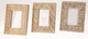 Home styling fotolijst mangohout 21x26cm 3 assorti