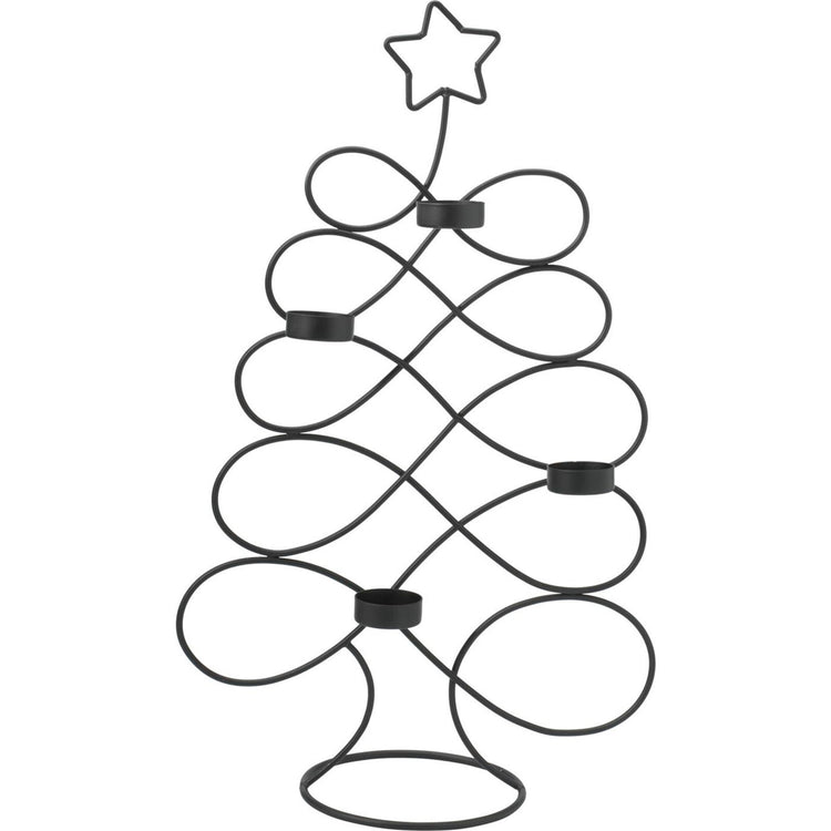Home styling Christmas tree tealight holder 48cm