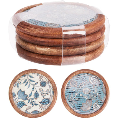 Set di sottobicchieri per la casa di 4 pezzi ø10 cm