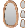 Home styling spiegel hout 25cm