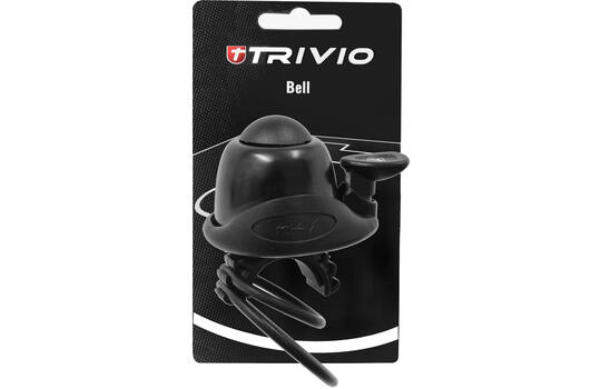 Trivio - timbre de bicicleta easyfit negro