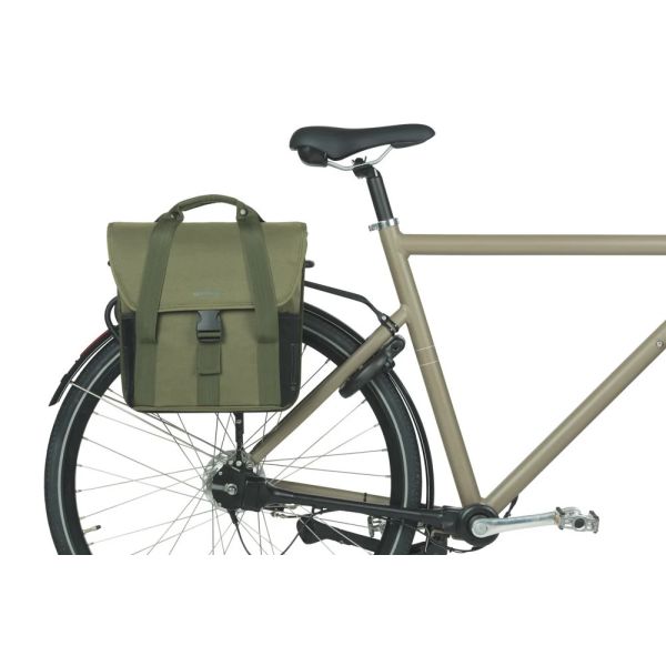 Basil Single Bag Go 16l Dark Green
