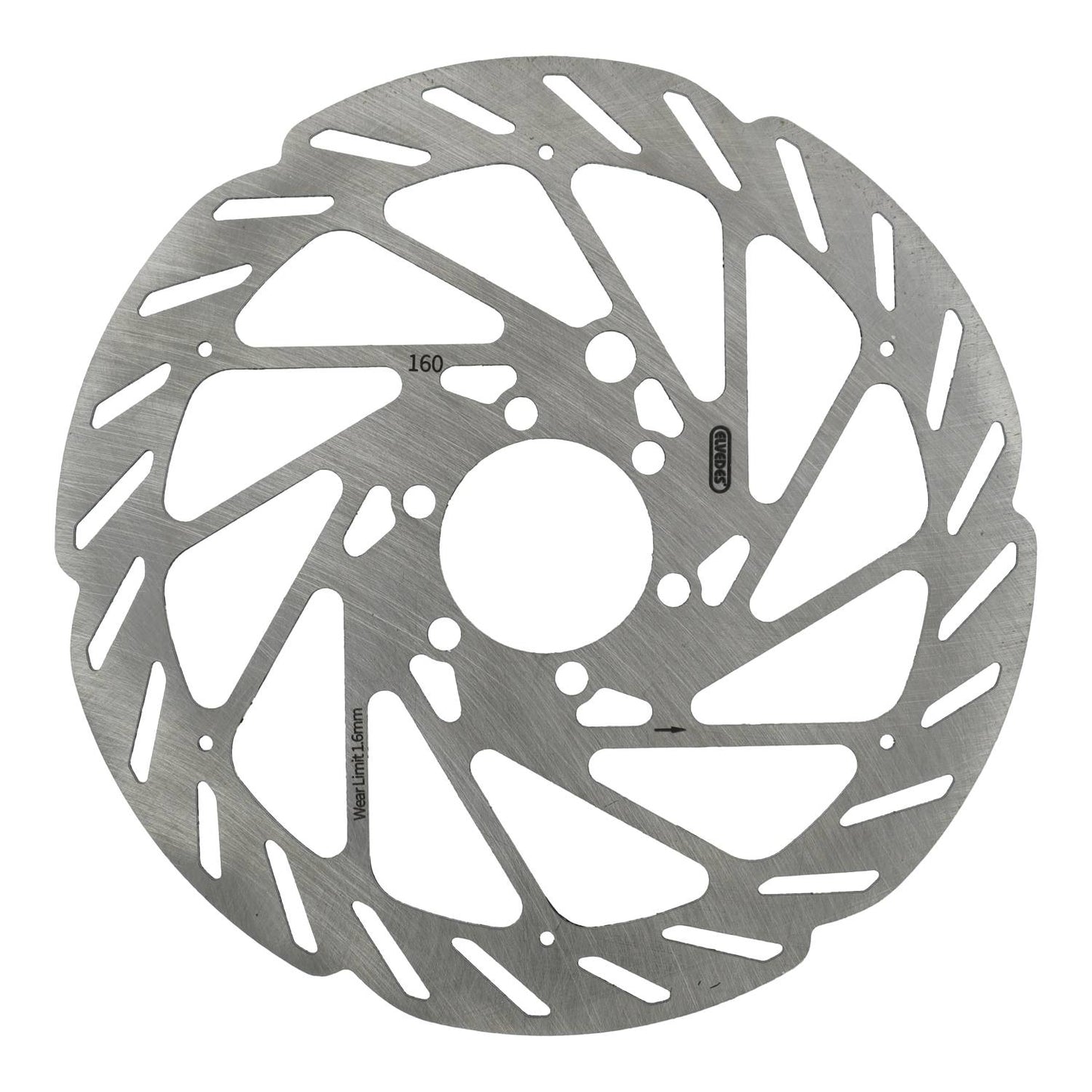 Elvedes Disco freno freno a 6 fori Ø160mm T = 1,8 mm Magnete sensore