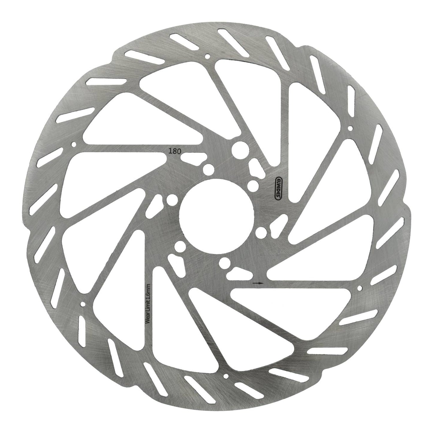Elvedes brake disc 6-hole Ø180mm t = 1.8mm sensor magnet