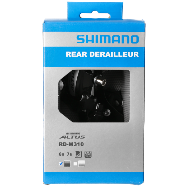 Shimano Altus RD-M310 SGS 7 8 Velocidad Negro