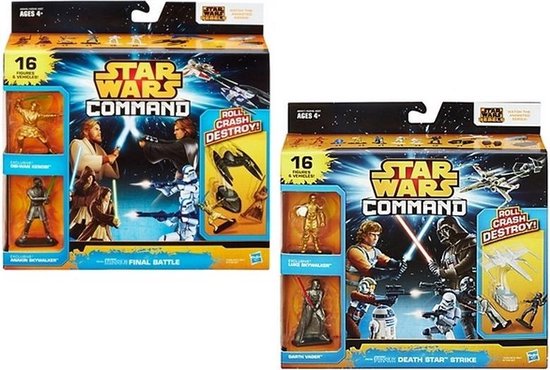 Batalla final del comando de Star Wars con 16 figuras
