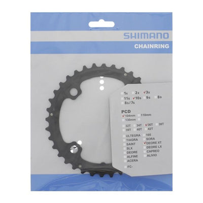 Plato Shimano Deore LX 10V FC-T761 Y1MP98020 negro. 36T