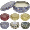 Home styling geurkaars in blik 13,5x10,9cm