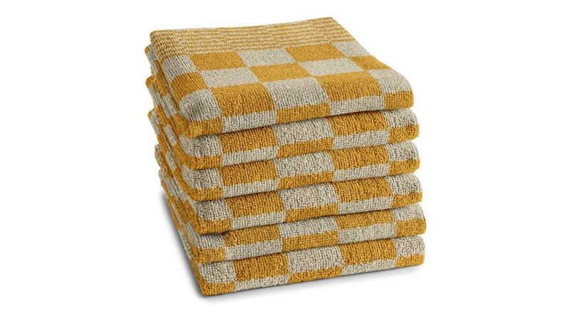 Ddddd paño de cocina bbq ocre 50x55cm 6uds