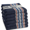 Ddddd keukendoek friesian blue 50x55cm 6 stuks