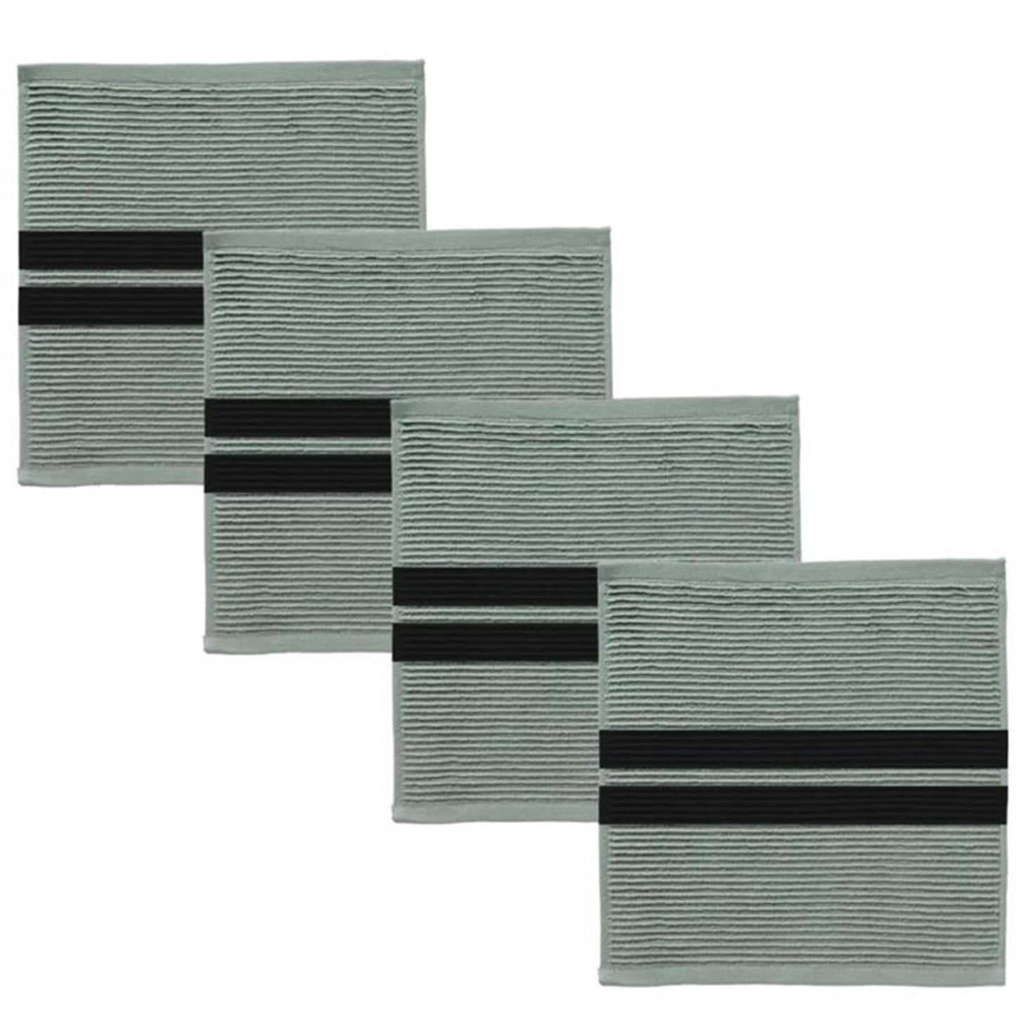 Ddddd paño de cocina baxter 30x30cm verde 4uds