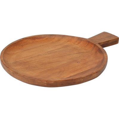 Ottimo tagliere per casalinghi in legno di acacia naturale ø20cm