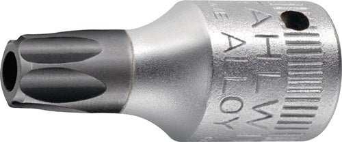 Stahlwille dop torx 1 4 -t9 met boorgat