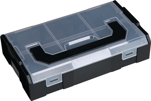 L-boxx assortimentskist | b258,5xdxh64 mm | 6 vakken | transparant zwart antraciet | 1 stuk - 6100000324
