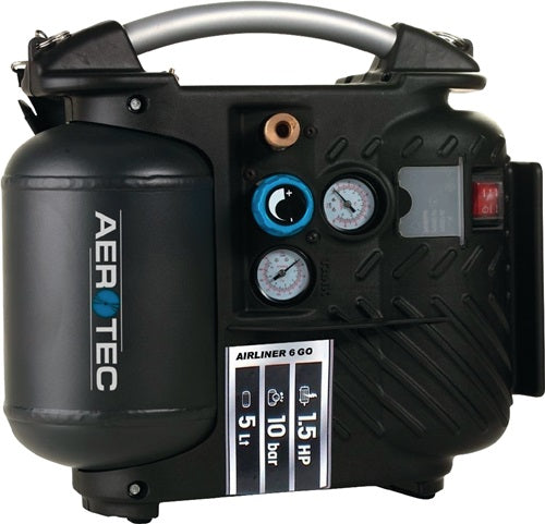 Compresor Aerotec | 200 l mín. 10 bar | 1,1kW 230V 50Hz | 5 litros | 1 pieza - 200680 200680