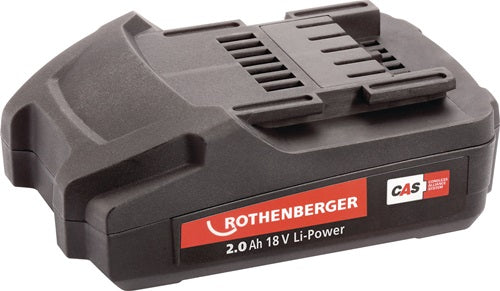 Batteria Rothenberger | 18v2.0ah | batteria Li-Power | 1 pezzo - 1000001652 - 1000001652