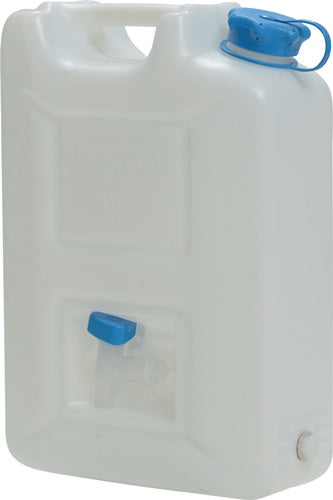 Hunersdorff waterjerrycan | 22 l hd-pe stapelbaar, met uitloopkraan | h495xb350xd165mm | 1 stuk - 816700 816700