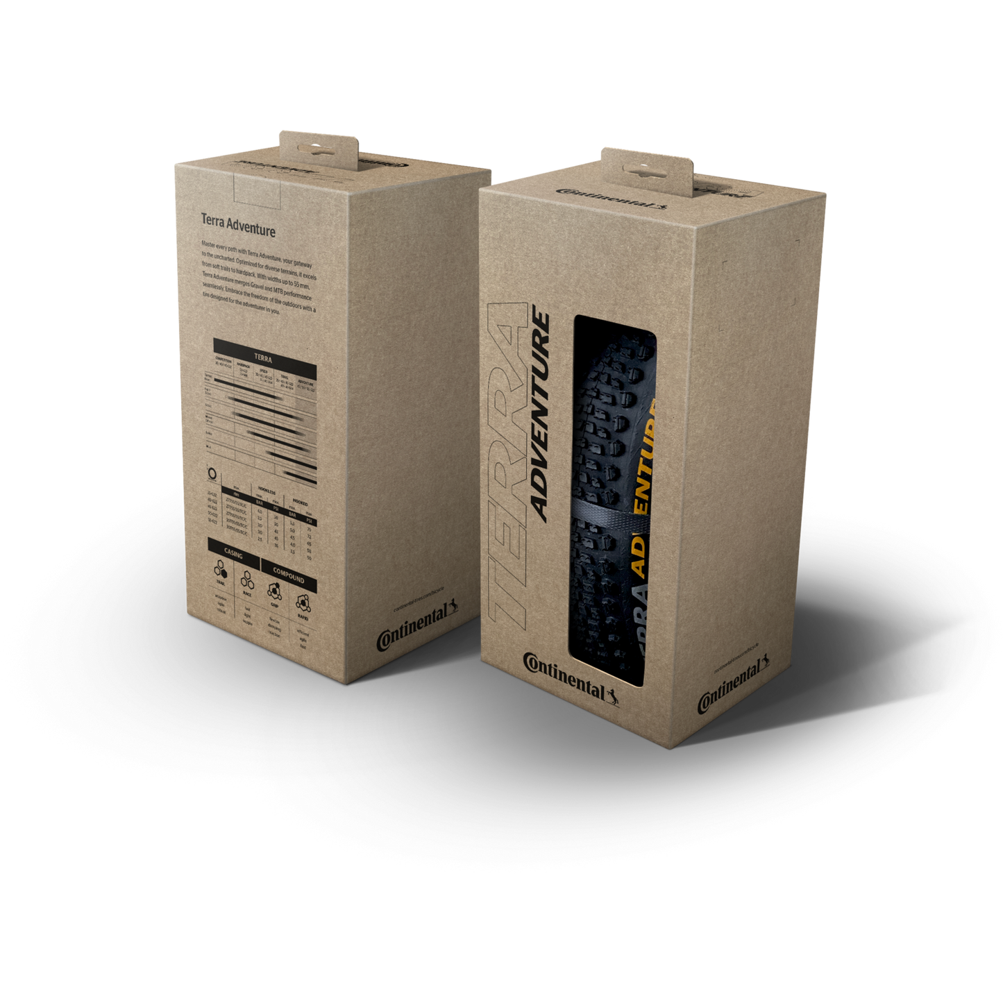 Continental Tire Terra Adventure 28 x 2,00 Black Fode